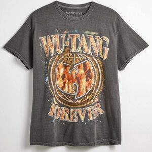 Nordstrom Wu-Tang Forever Graphic Tee Gray Medium Cotton Streetwear